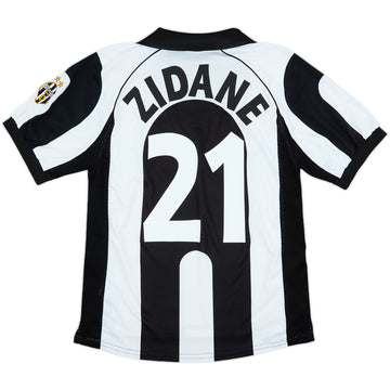 1997-98 Juventus Centenary Home Shirt Zidane #21 - 8/10 - (XL)