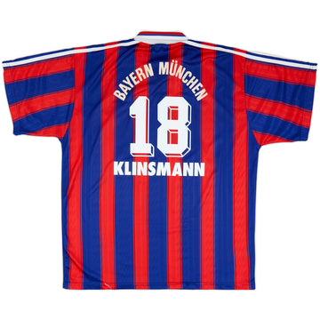 1995-97 Bayern Munich Home Shirt Klinsmann #18 - Vintage Streetwear