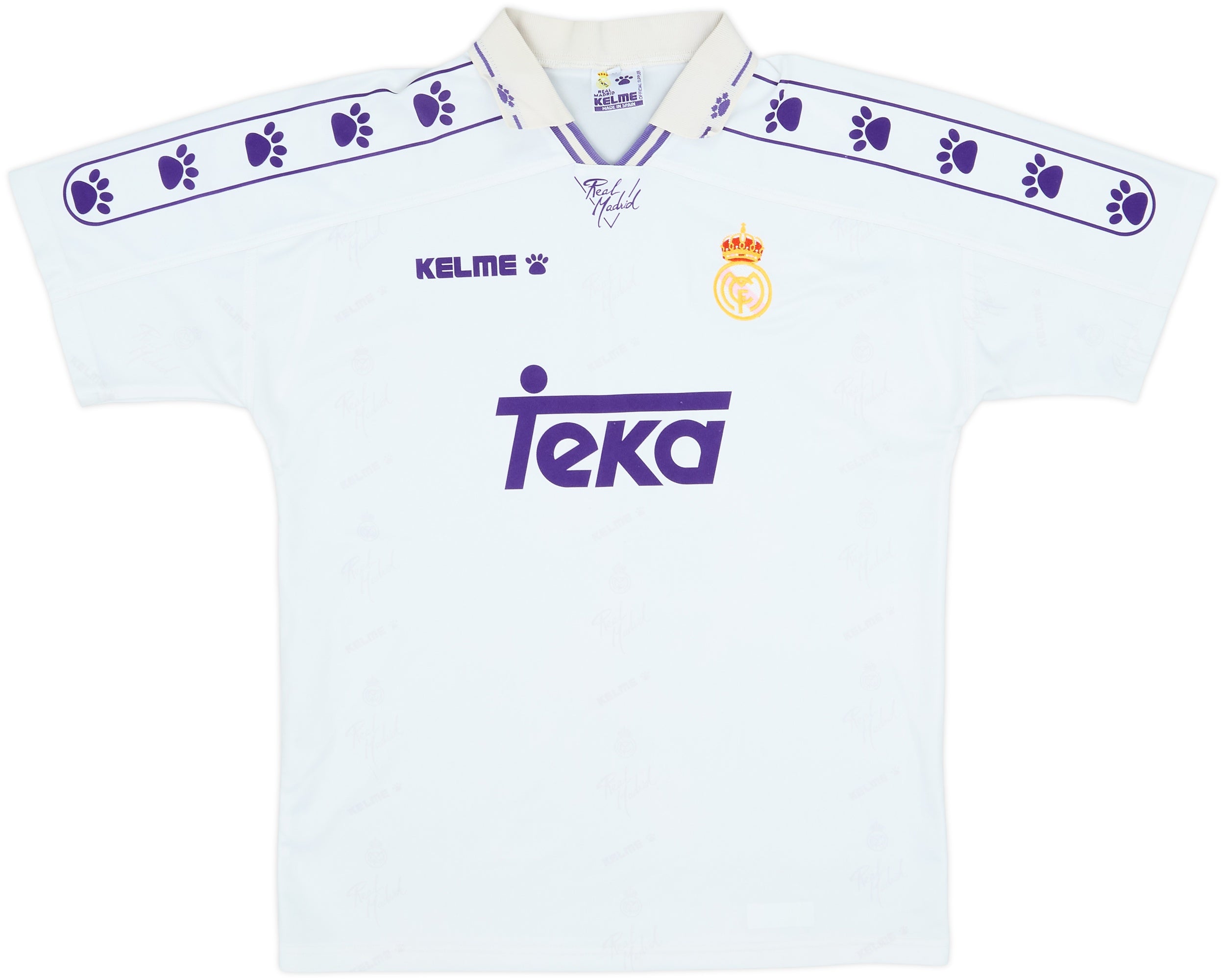 1994-96 Real Madrid Home Shirt - 6/10 - (M) | Authentic Streetwear from KIXKS | Limited Editions Inside!