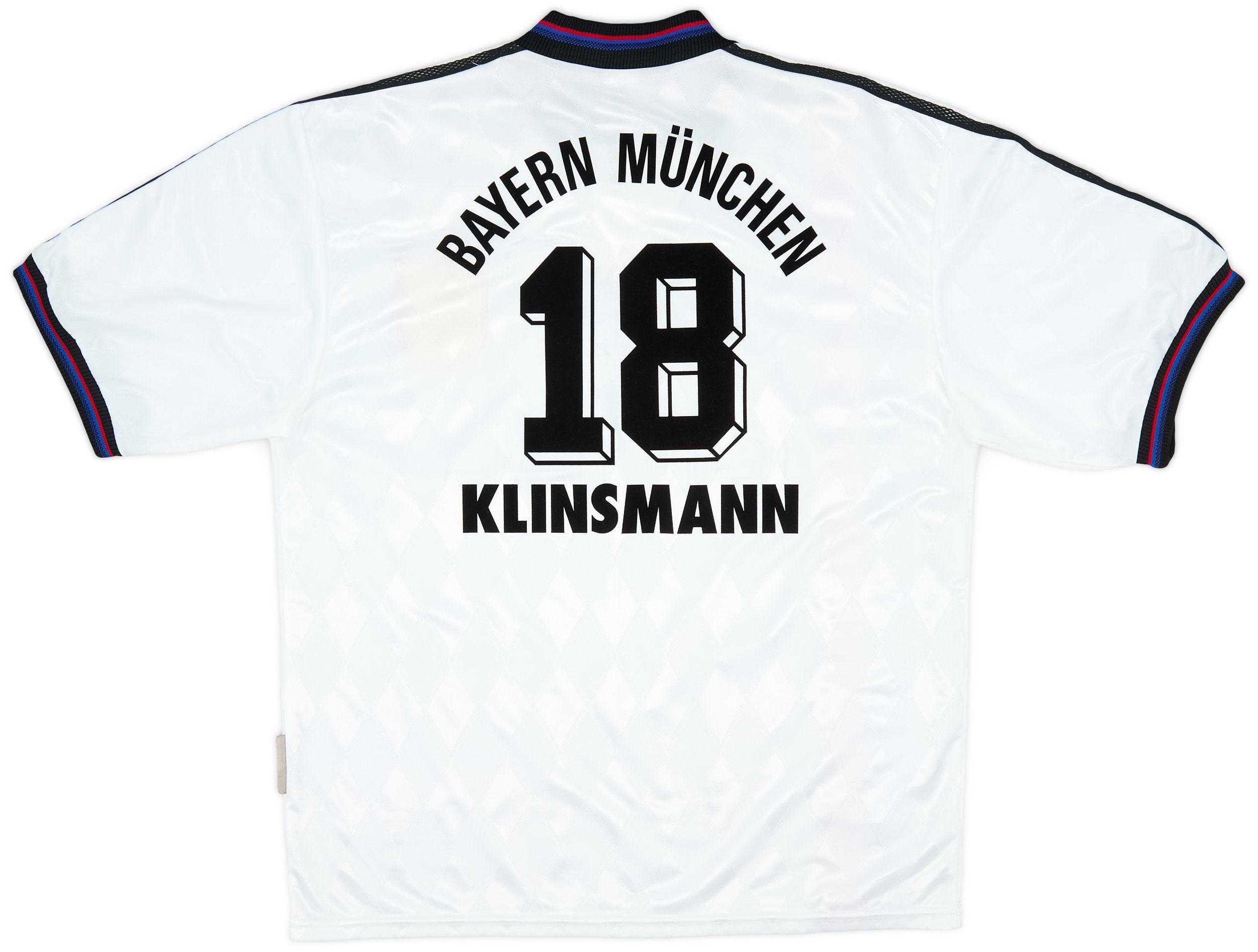 1996-98 Bayern Munich Away Shirt Klinsmann #18 - 6/10 - (S)