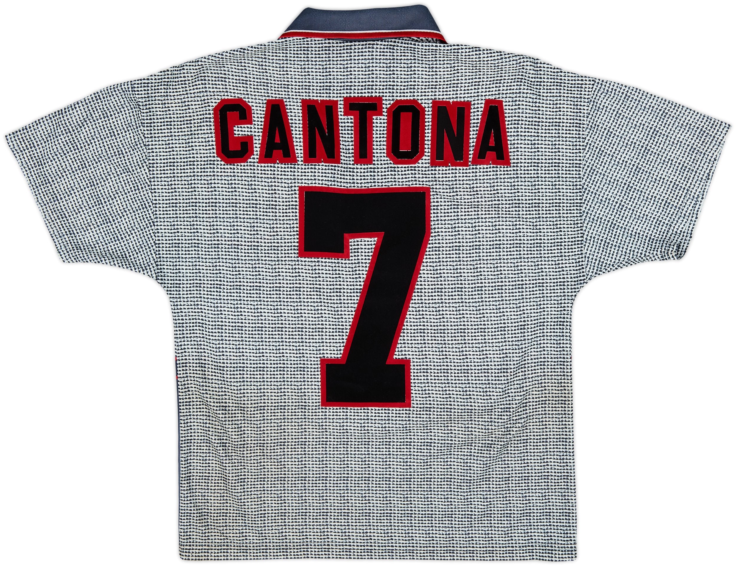 1995-96 Manchester United Away Shirt Cantona #7 - 8/10 (Y) | Cop Now at KIXKS