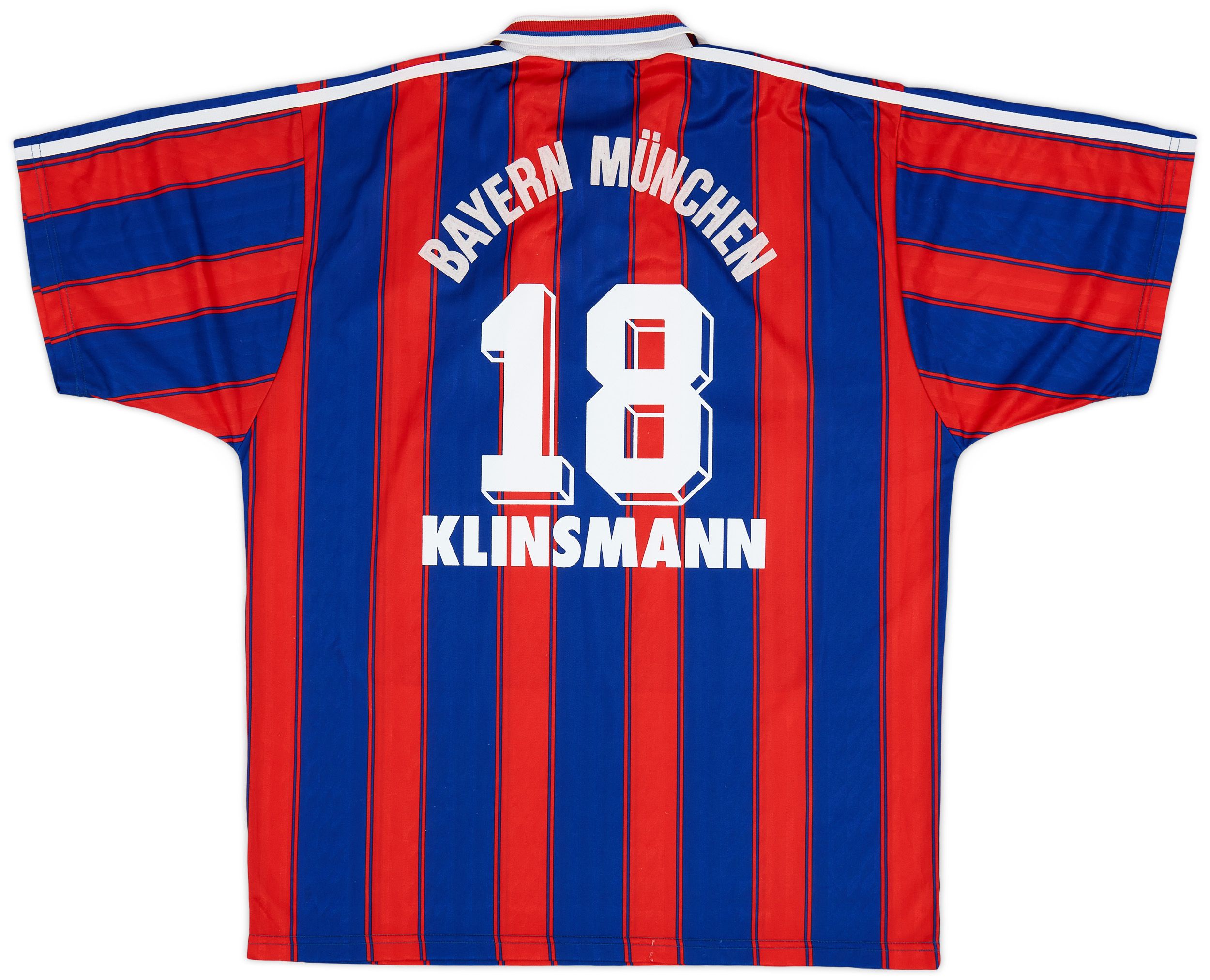 1995-97 Bayern Munich Home Shirt Klinsmann #18 - Vintage Streetwear